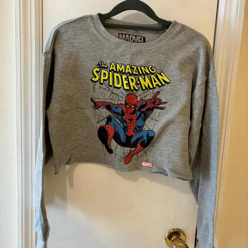 Spider-Man Cropped Shirt